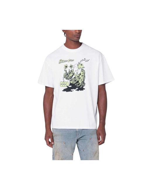Brain Dead T-Shirt in het White voor heren