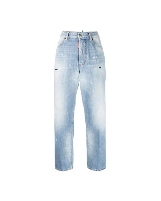 DSquared² Blue Wide Jeans