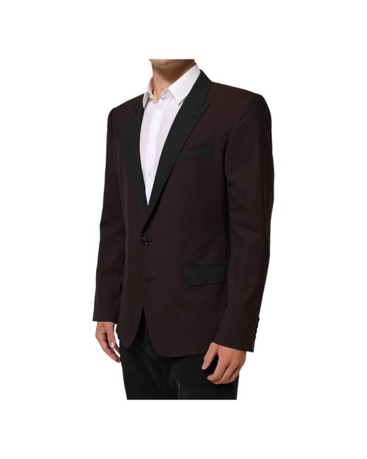 Dolce & Gabbana Black Blazers for men