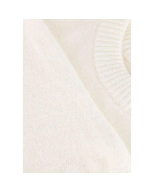 Modström Gray Ecru O-Neck Pullover