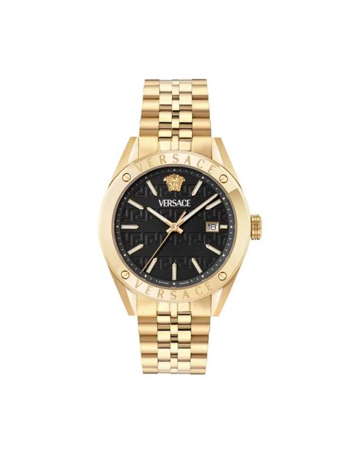 Versace Analoguhr in Metallic für Herren