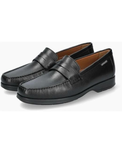 Mephisto Schwarze Herren-Slip-On-Schuhe in Black für Herren