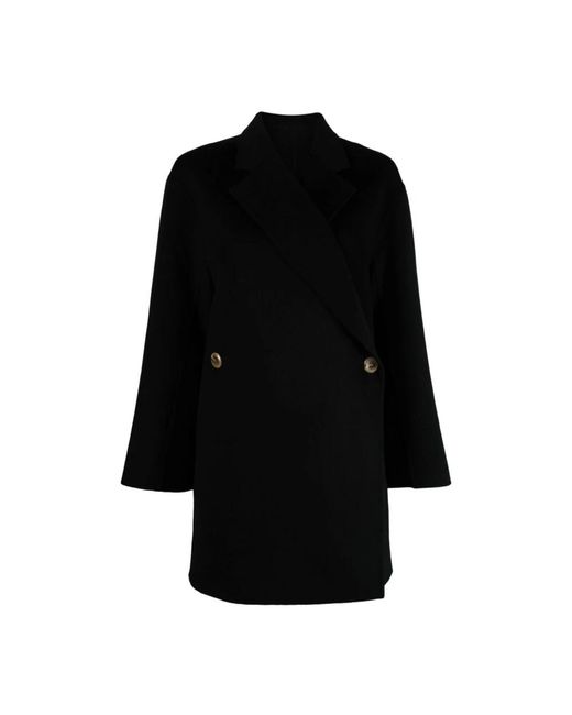 By Malene Birger Black Single-Breasted Coats