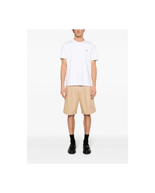 Maison Kitsuné White T-Shirts for men