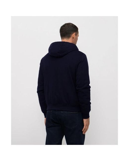 Zip-Throughs di Moorer in Blue da Uomo