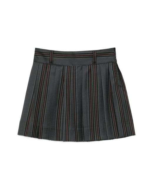 Enfants Riches Deprimes Black Short Skirts