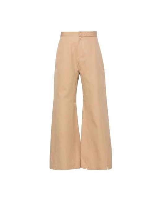 Wide Trousers di Niccolò Pasqualetti in Natural
