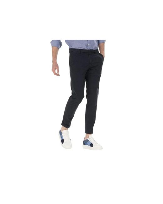 Harmont & Blaine Broeken ,Blauw ,Katoen Chinos in het Blue voor heren
