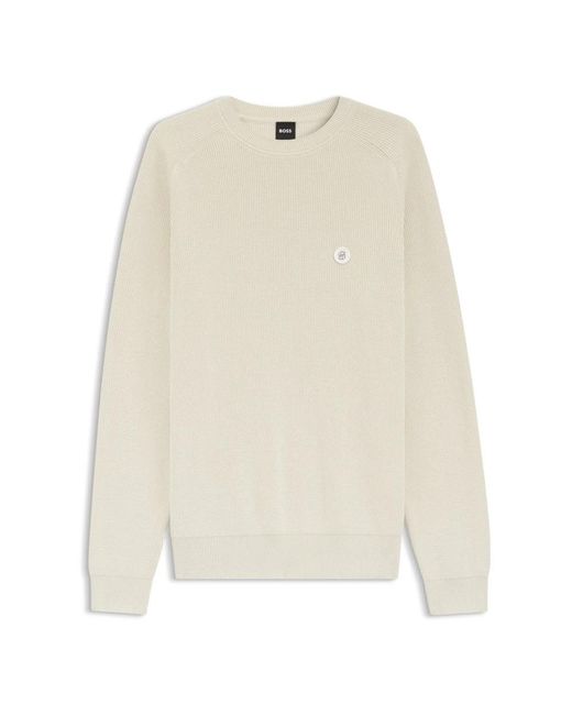 HUGO Boss-Pull in het White voor heren