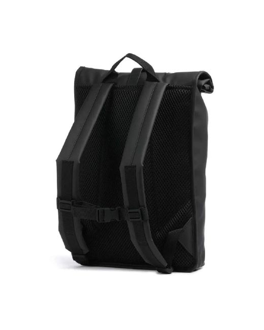 Rains Black Backpacks