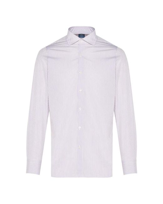Finamore 1925 White Formal Shirts for men