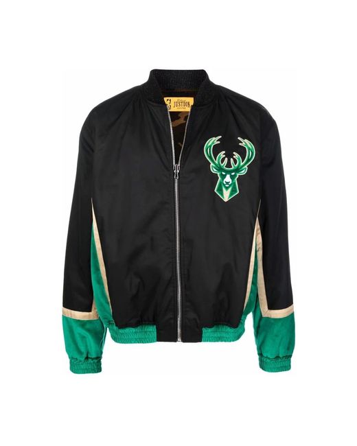 Just Don Green Bomber Jackets for men