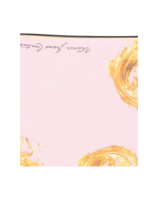 Versace Jeans Couture Metallic Silk Scarves