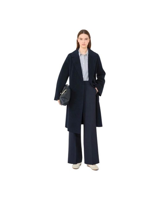 Weekend by Maxmara Blue Belted Coats