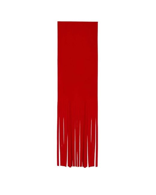 Sportmax Red Winter Scarves