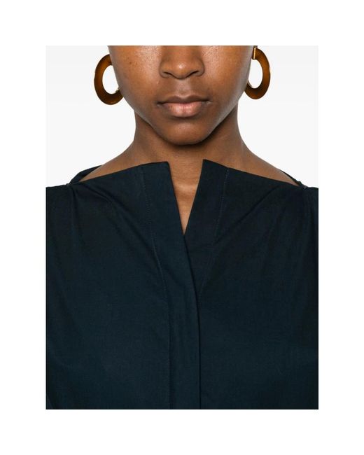 Jacquemus La Robe Moisson Midi-Jurk in het Blue