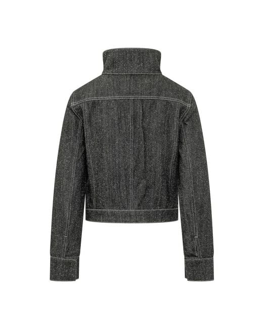 Courreges Denim Tweed Jas in het Gray