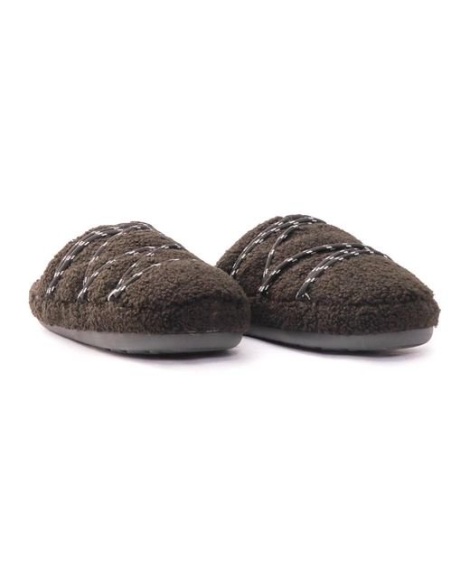 Moon Boot Brown Teddy Slipper