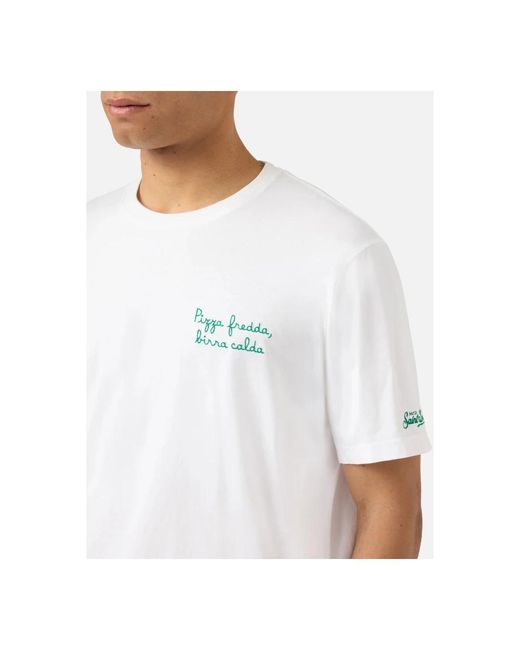 Mc2 Saint Barth White T-Shirts for men