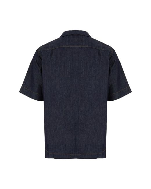 Dries Van Noten Blue Denim Shirts for men
