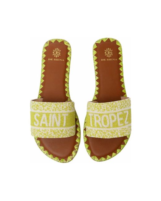 De Siena Yellow Sliders
