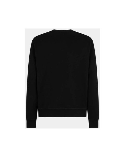 DSquared² Hoodies & Sweatvesten ,Zwart ,Katoen Cool Fit Logo Sweatshirt in het Black voor heren