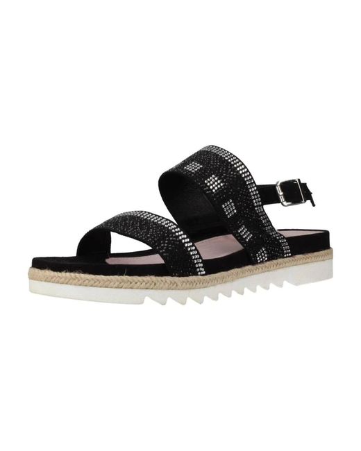 Flat Sandals di Stonefly in Black