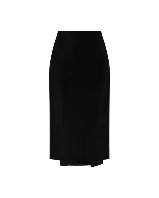 Jacquemus Rokken ,Zwart ,Linnen Hourglass Rok in het Black