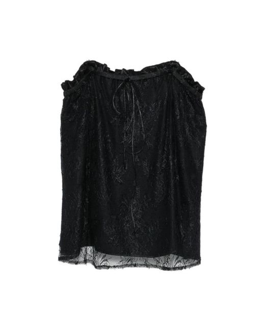 THE NINA STUDIO Black Sleeveless Tops