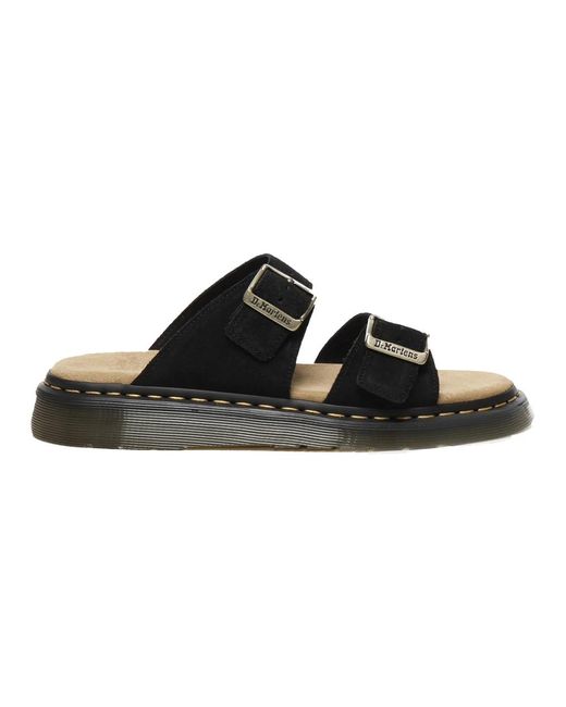 Dr. Martens Black Sliders for men
