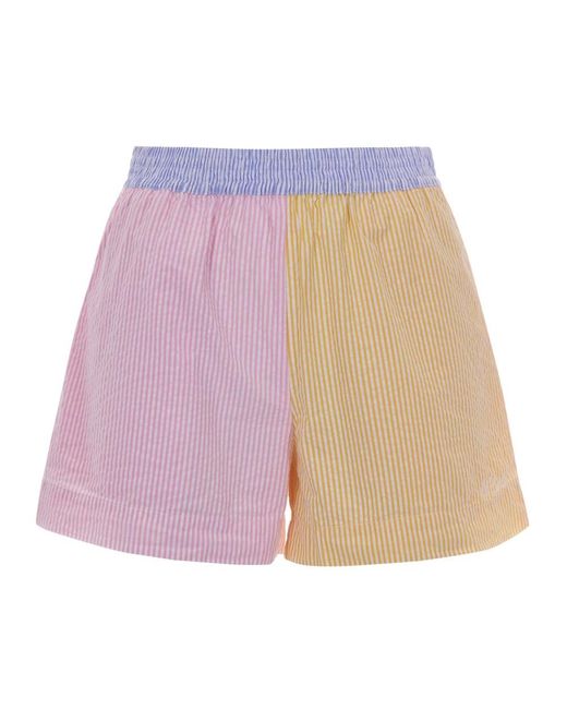 Mc2 Saint Barth Purple Casual Shorts