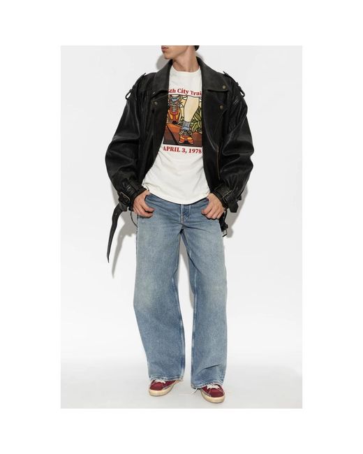 Golden Goose Deluxe Brand White T-Shirts for men