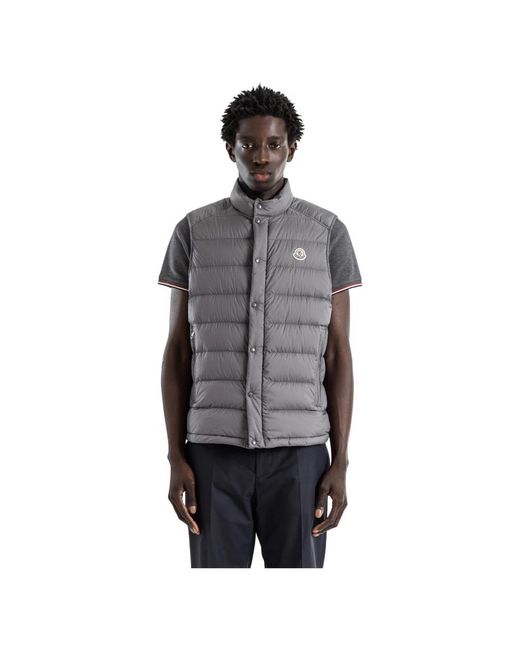 Moncler Gray Vests for men
