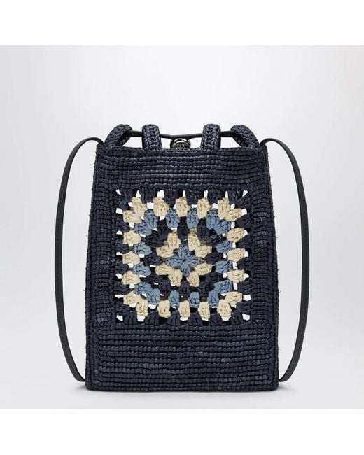 Loewe Blue Bucket Bags