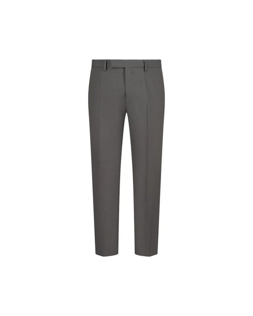 PT Torino Gray Suit Trousers for men
