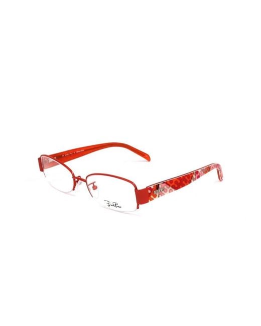Emilio Pucci Red Glasses