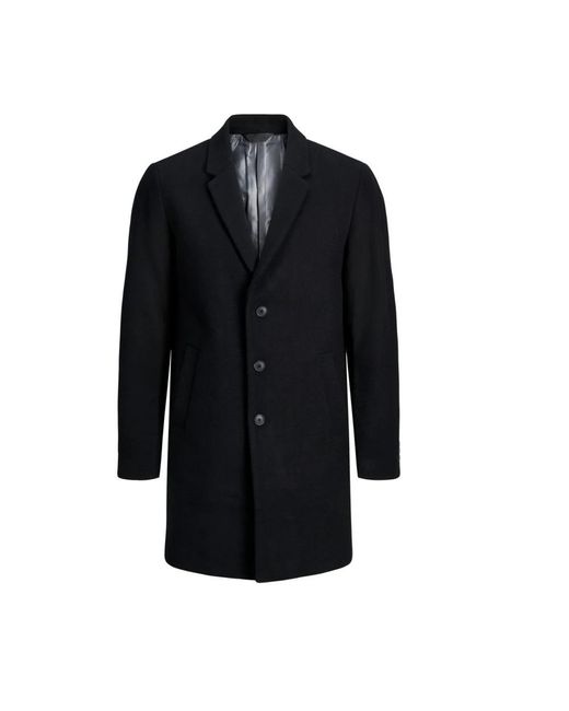 Jack & Jones Black Single-Breasted Coats for men