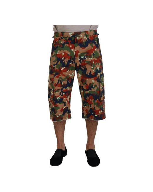 Long Shorts di Dolce & Gabbana in Black da Uomo