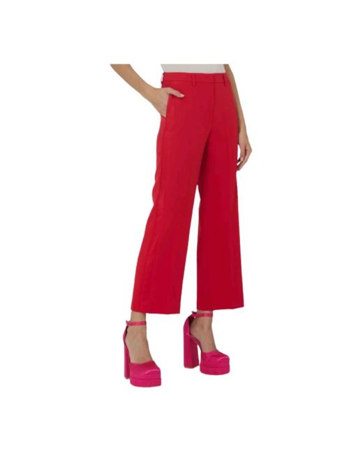 Silvian Heach Wijde Broek in het Red