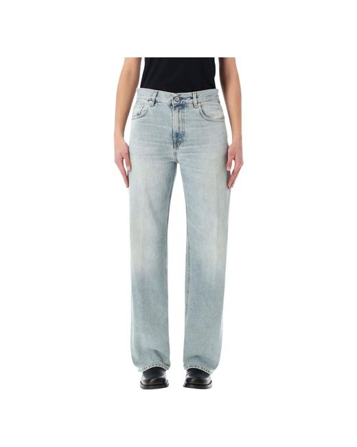Haikure Blue Straight Fit Jeans
