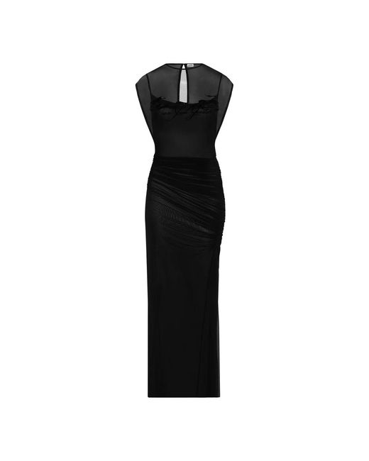 Maxi Dresses di Jean Paul Gaultier in Black