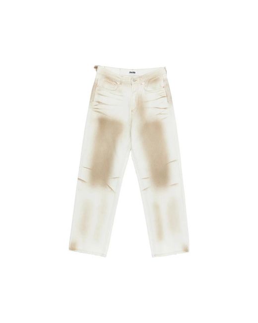 Magliano White Straight Jeans for men