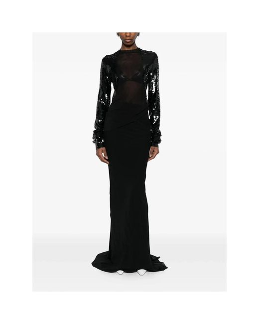 Rick Owens Black Blouses