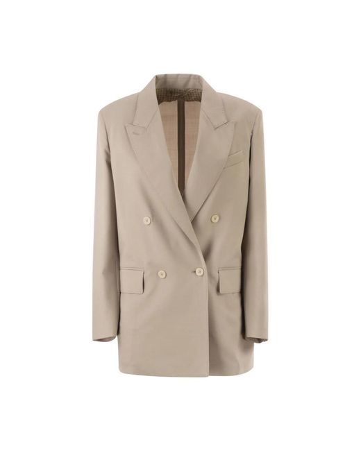 Max Mara Mxmmitico Blazer in het Natural