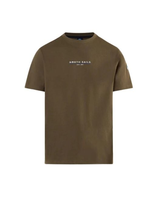 North Sails Men's Green T-Shirts