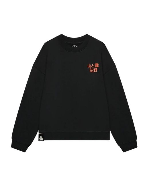 Flower Mountain Bakin-Soft Sweatshirt in het Black voor heren