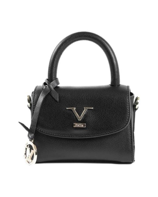 Borsa mini in pelle di 19V69 Italia by Versace in Black
