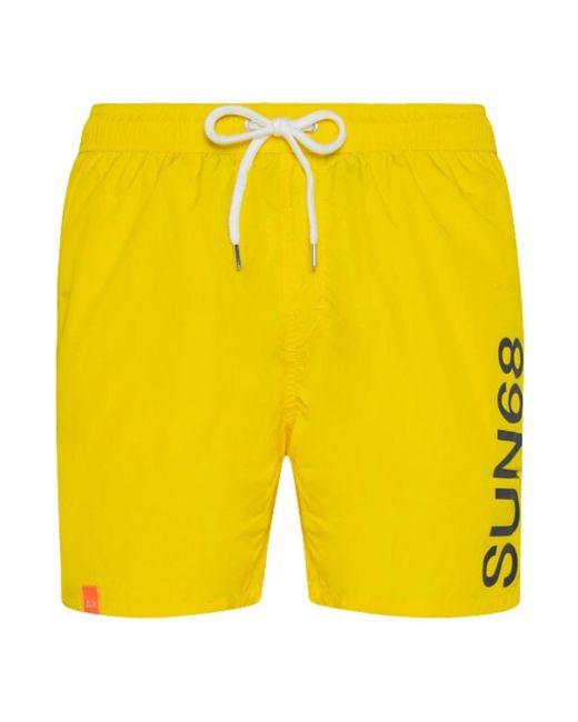 Sun 68 Yellow Beachwear for men