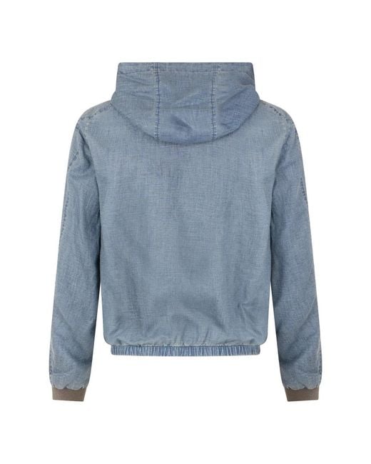 Moorer Blue Denim Jackets for men