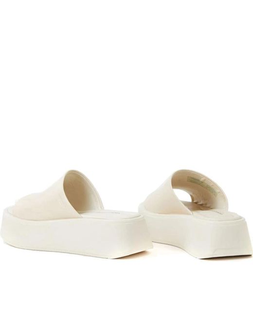 Vagabond White Flache sandalen für frauen